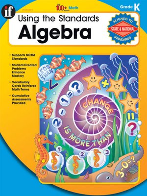 Using the Standards - Algebra, Grade K - ebook